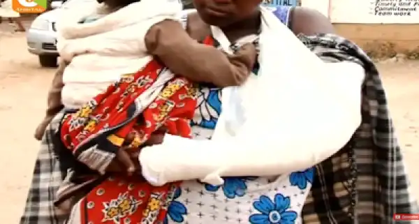 Photos: 23-year-old woman stripped n*ked and beaten by sons of her 85-year-old husband